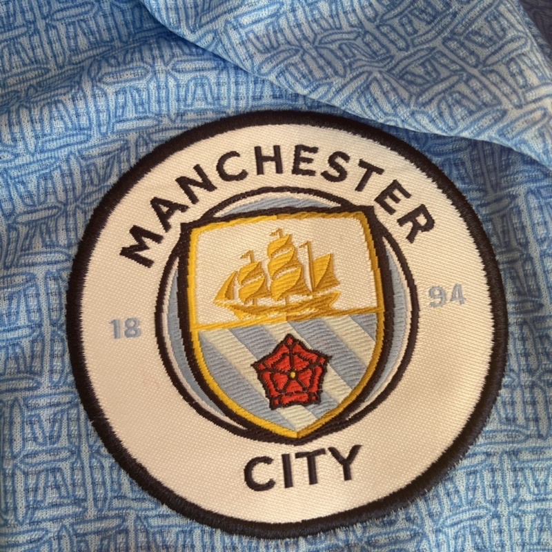 Bộ Đồ Thể Thao Nam Mancity Sân Nhà 2022 Xanh Biển Siêu Đẹp Hàng Thái Gai Lưới Mặc Nhẹ Mát - Áo Đá Banh Đẹp Cực Chất