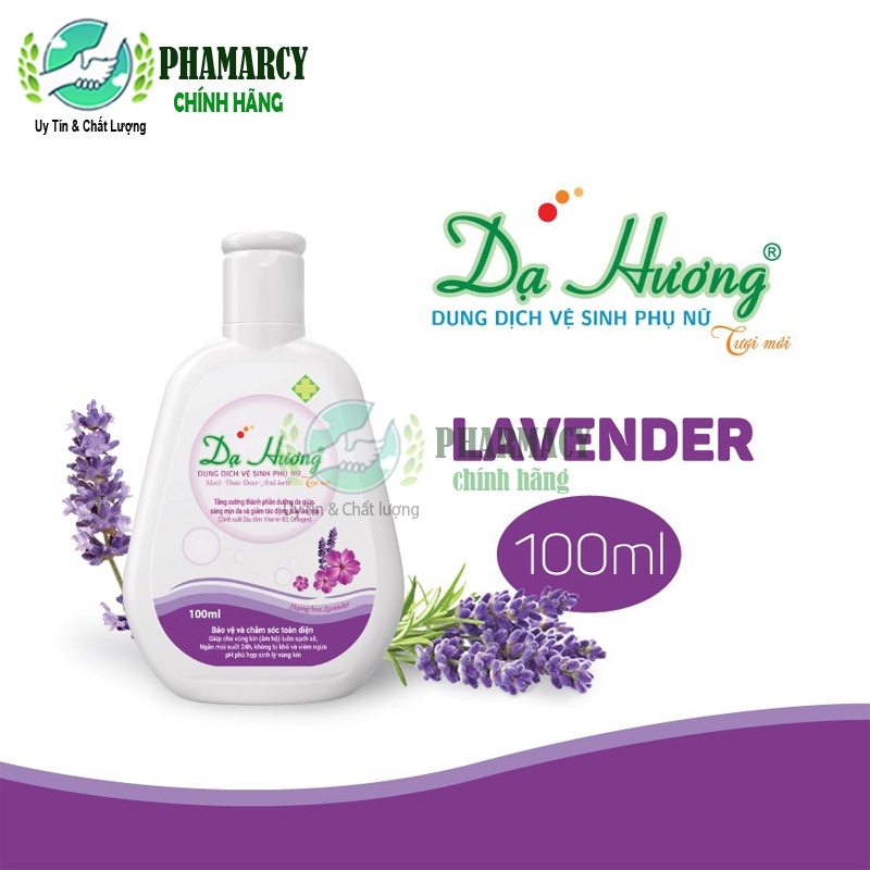 Dung dịch vệ sinh phụ nữ chăm sóc vùng kín hàng ngày Dạ Hương chai 100ml