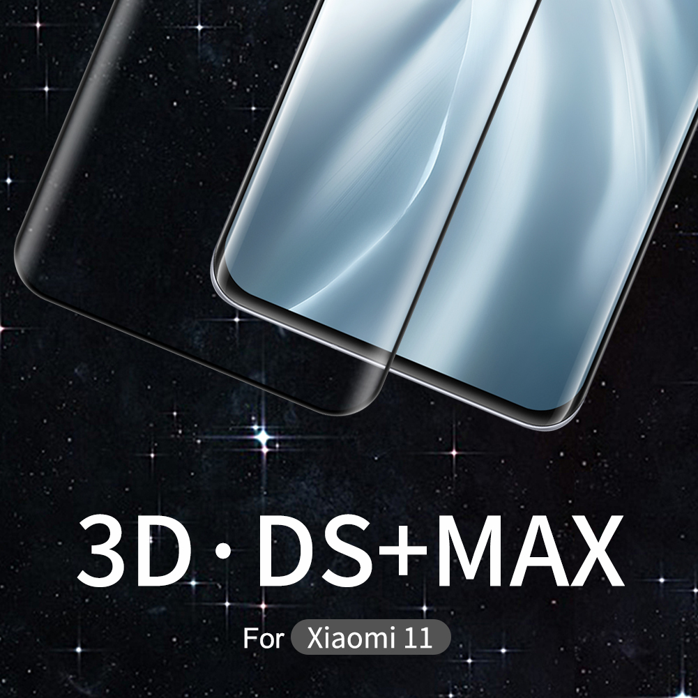 Kính Cường Lực Nillkin 3d Cp+ Max Cho Xiaomi Mi 11 9h Chống Lóa Chống Nổ Bảo Vệ Màn Hình