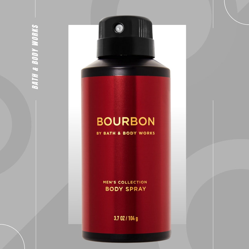 Xịt Thơm Nam Bath & Body Works Bourbon Body Spray Chai 104g Hương Thơm Lịch Lãm