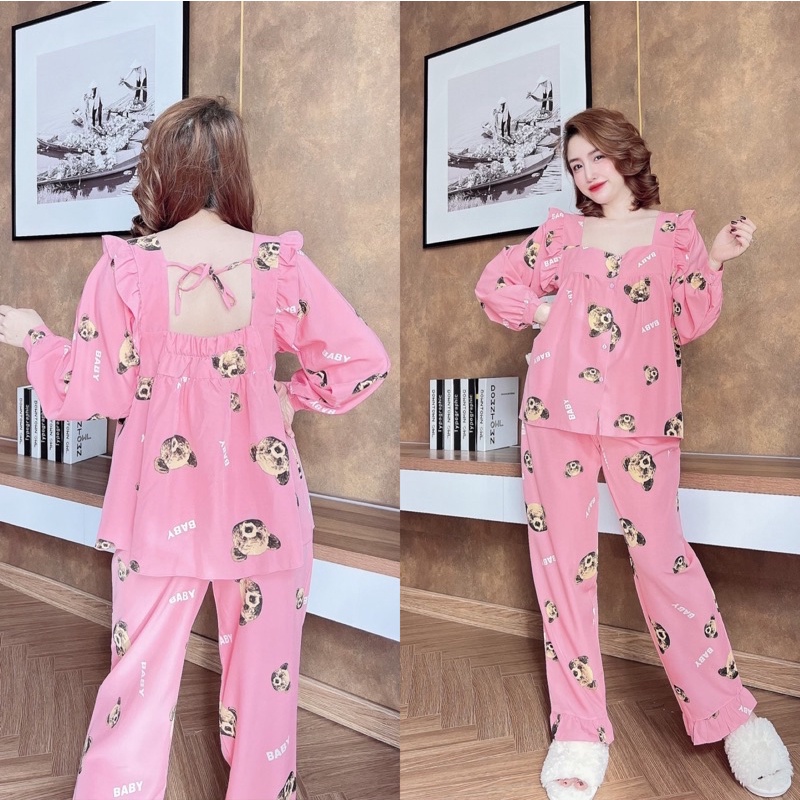 Đồ bộ Lụa Bèo 50-100kg điệu đà siêu xinh