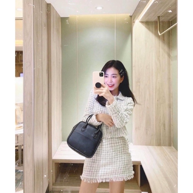 Pass áo khoác sodapop, set tweed tingoan