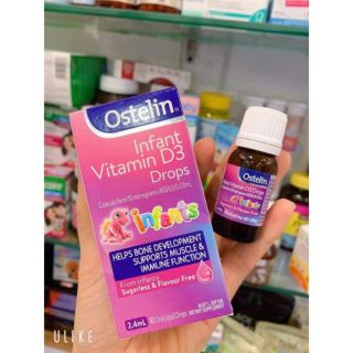 Vitamin D3 Drop Ostelin cho bé từ sơ sinh