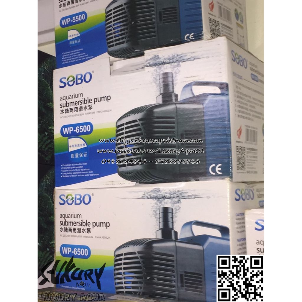 Máy bơm bể cá Sobo 6500