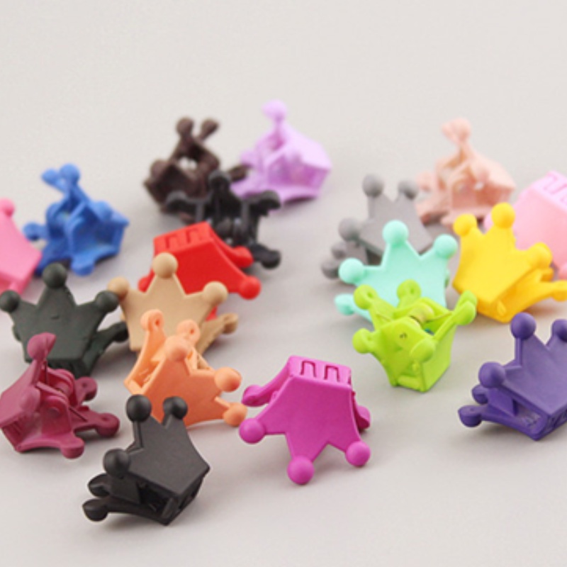 Set 10 Kẹp Tóc Hình Bông Hoa Nhiều Màu Dễ Thương Phong Cách Hàn Quốc Cho Bé Gái