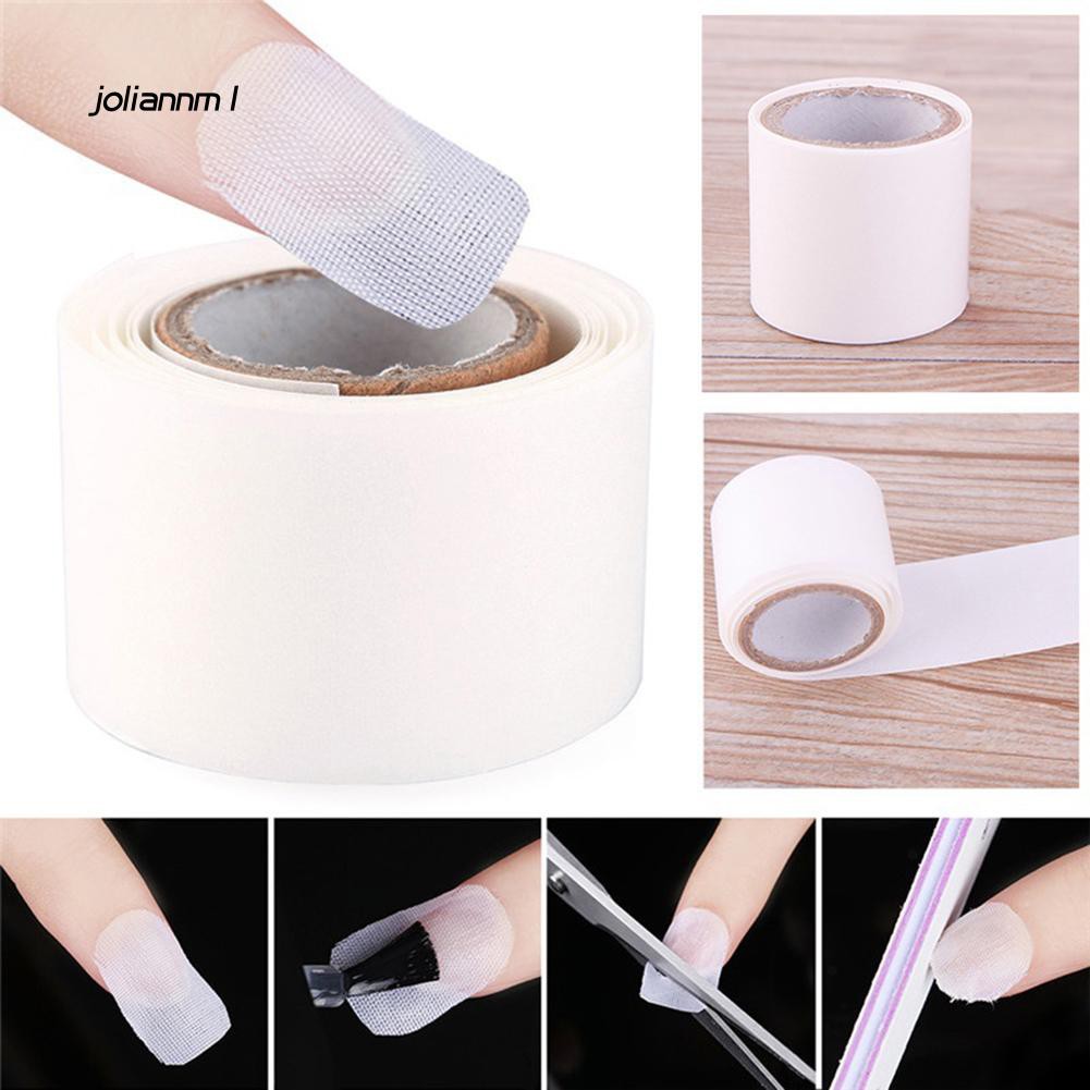 1 cuộn nhãn dán bọc móng chất liệu giả lụa 100cm tiện dụng
