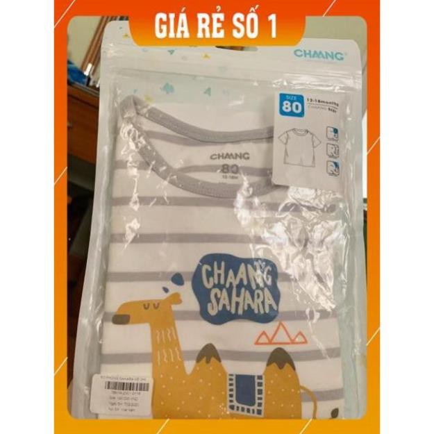 [Mã SR14MAY5 giảm 20K đơn 50K] Hàng chính hãng Áo phông kẻ ngang chaang/ size 6-36m