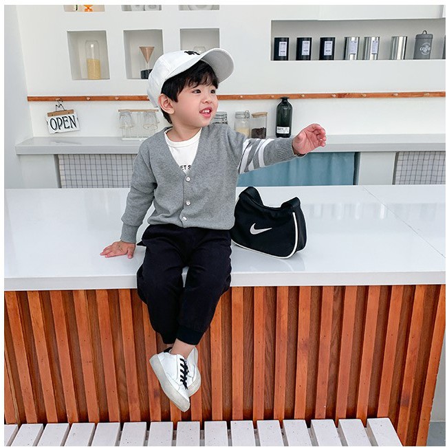 Áo Cardigan Len Bé Trai