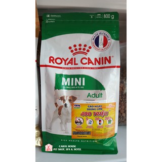 Thức Ăn Hạt Cho Chó Royal Canin Mini Adult - Bịch 800gr