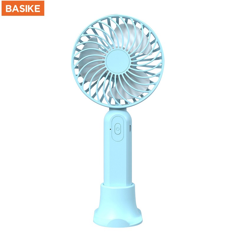 Quạt Cầm Tay BASIKE BSK-FA15 Thiết Kế Nhỏ Gọn Với 3 Mức Điều Chỉnh Tốc Độ Kèm Cáp Sạc | BigBuy360 - bigbuy360.vn