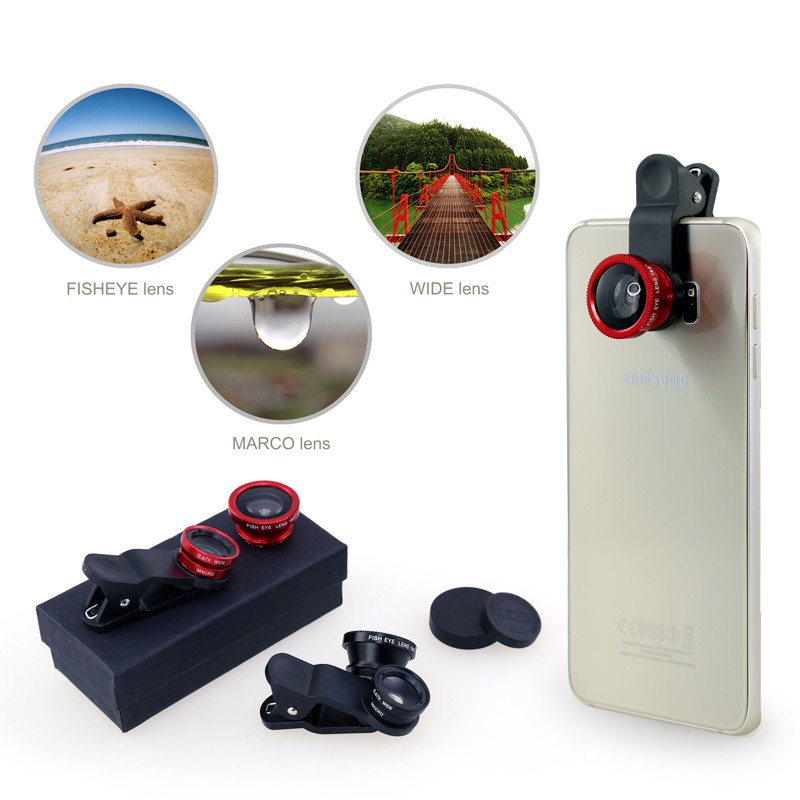 [Siêu Rẻ] ỐNG LENS CAMERA ĐT 3 IN 1