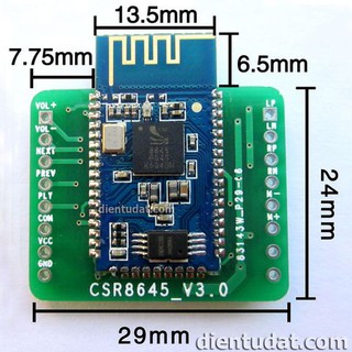 Mạch Bluetooth 4.0 CSR8645 2x5W - APTX