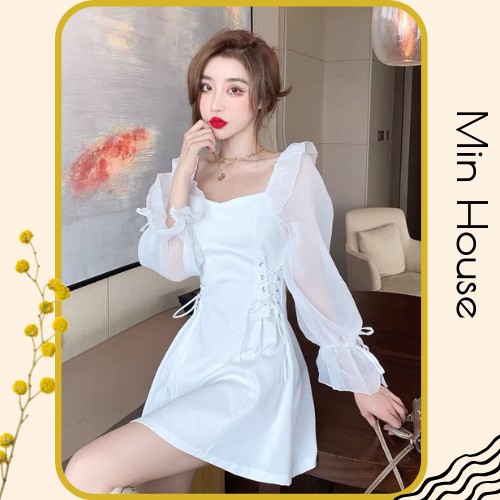 Váy trắng nữ dự tiệc dạo phố siêu xinh✅HÀNG CAO CẤP-MẶC LÀ XINH✅ váy trắng chụp hình kỷ yếu-min.house86 (V1) | BigBuy360 - bigbuy360.vn