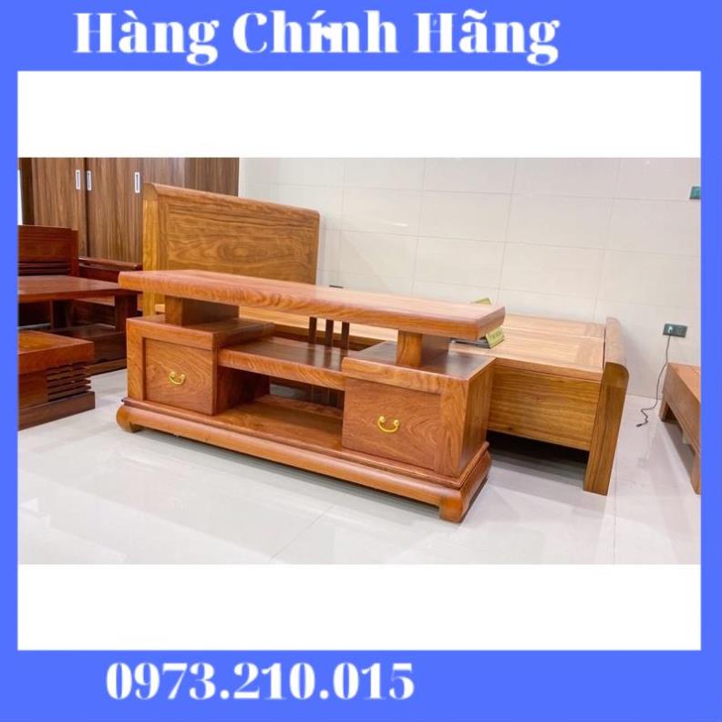HÀNG CHÍNH HÃNG   Kệ tivi gỗ hương đá KT01 giá gốc tại xưởng