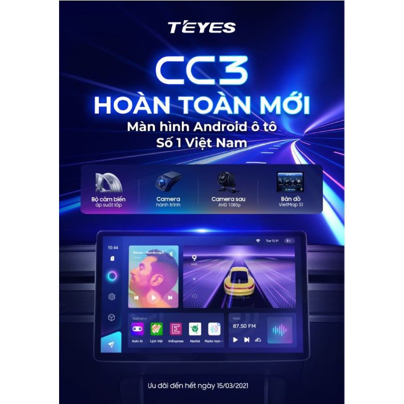 Màn hình dvd android Teyes CC3