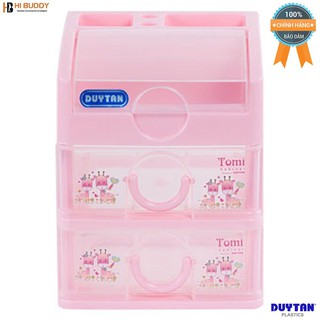 Tủ nhựa Chứa Vật Dụng Cá Nhân Duy Tân Tomi nhỏ 3 ngăn 219/3  (15.5 x 19 x 19 cm)