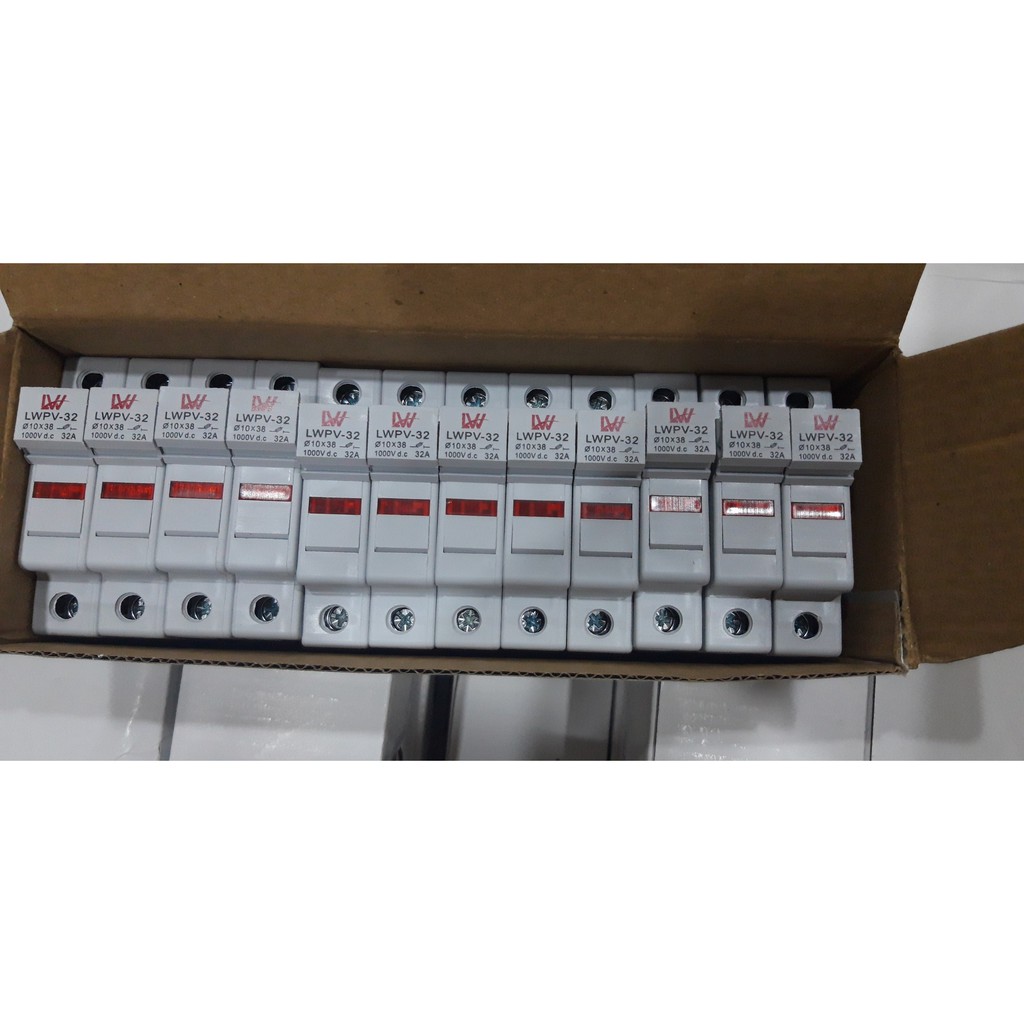 Cầu chì DC 1000V 15A 20A 30A LW hộp đựng cầu chì chuyên dụng cho hệ thống điện năng lượng mặt trời