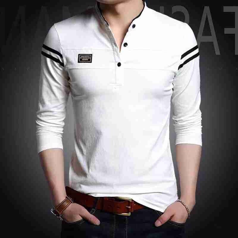Áo Thun Dài Tay Sọc Vai Hàn Quốc Vải Đẹp -ThoiTrangVipShop
