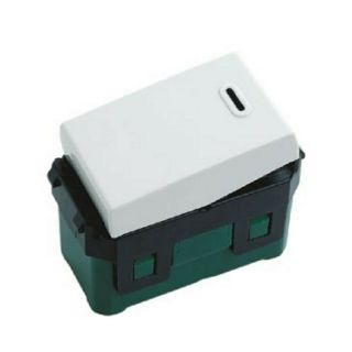 Công Tắc Đơn B, 1 Chiều, Cắm Nhanh (Panasonic - WEV 5001SW) loại to