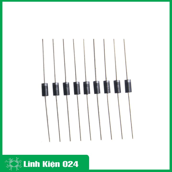Diode xung FR207 2A 1000V chân cắm