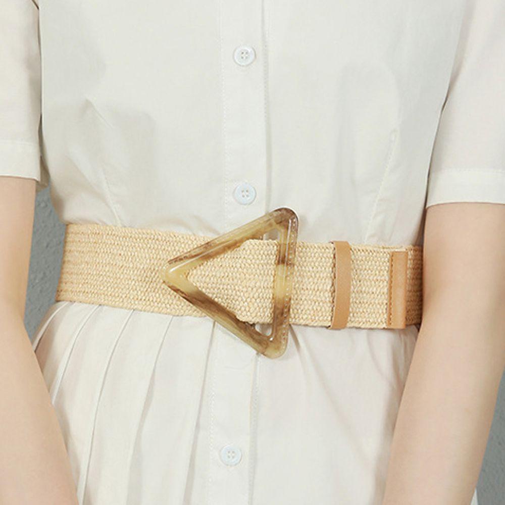 Thắt Lưng Bện Rơm Phong Cách Bohemia Thời Trang Đi Biển Mùa Hè