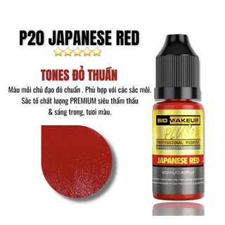 MỰC PHUN XĂM P20 JAPANESE RED ( ĐỎ THUẦN )