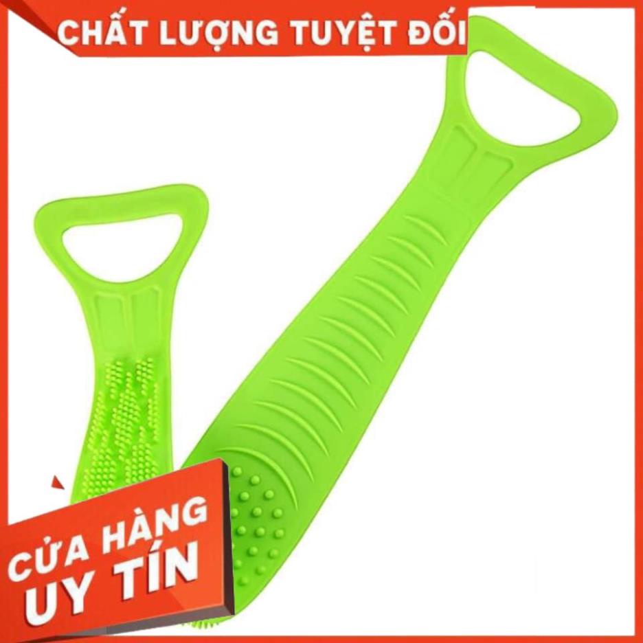 Hot -  Dây Chà Lưng Silicon, Dây Đeo làm Sạch Tế Bào Chết, Đai Cọ Tắm Silicon HCM.