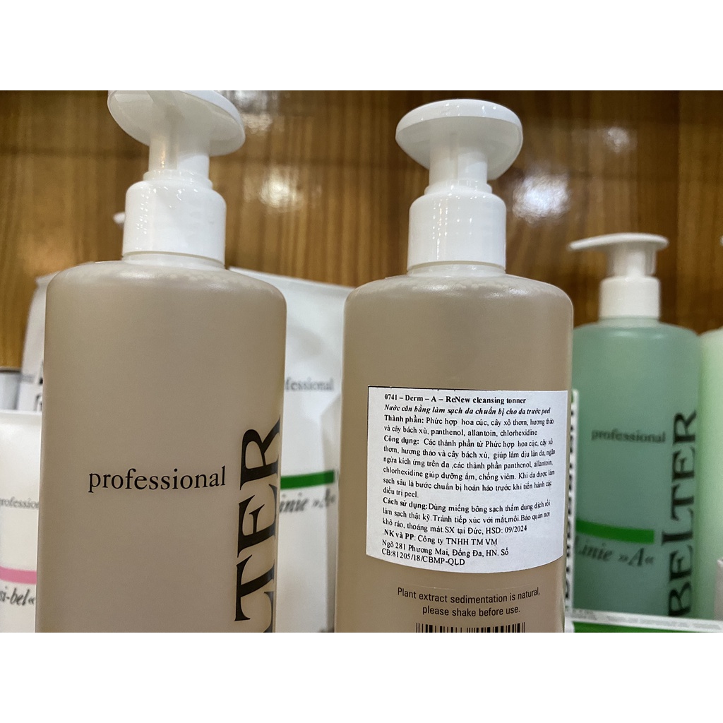 Dr.Belter Neutralisator - Dung dịch hoạt hóa peel, loại bỏ dầu nhờn, dùng trước khi peel da