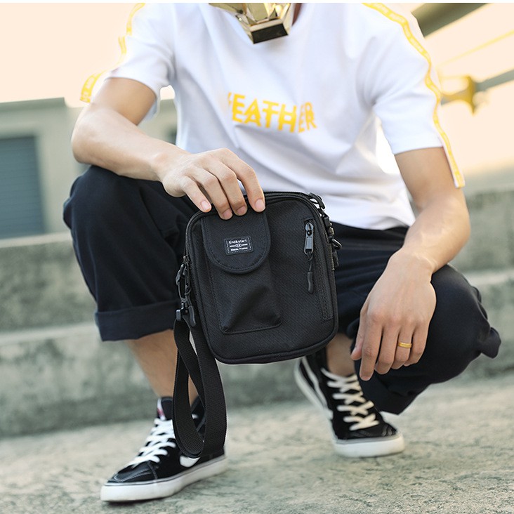 [SALE] Túi đeo chéo mini thời trang nam- Túi đeo vải dù chống nước KABE11 | BigBuy360 - bigbuy360.vn