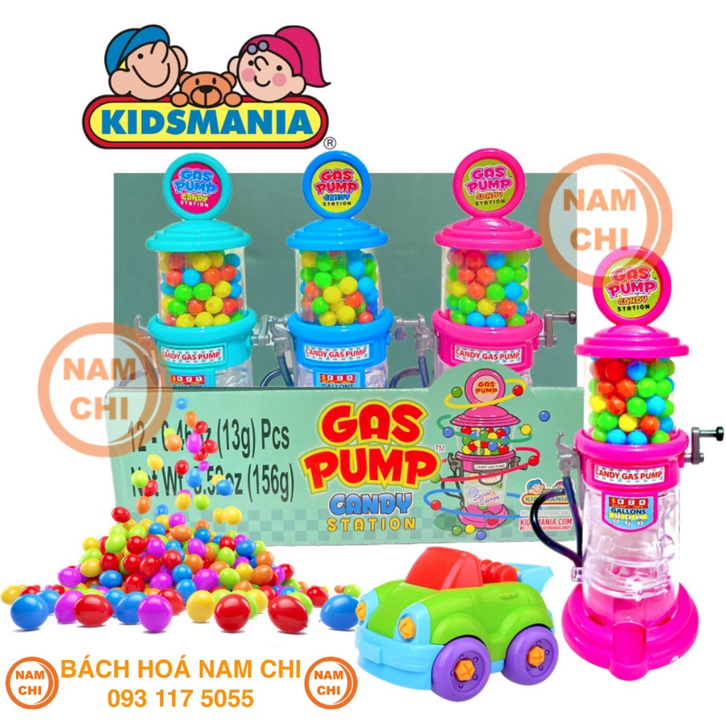 [MÁY BƠM GAS] Kẹo Đồ Chơi Bình Gas GAS PUMP KIDSMANIA Dành Cho Bé Thích Mê
