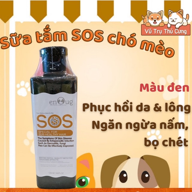 Sữa tắm SOS cho chó mèo 530ml