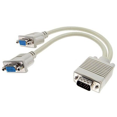 Cáp chia VGA 1 cổng ra 2 dùng 2 màn hình