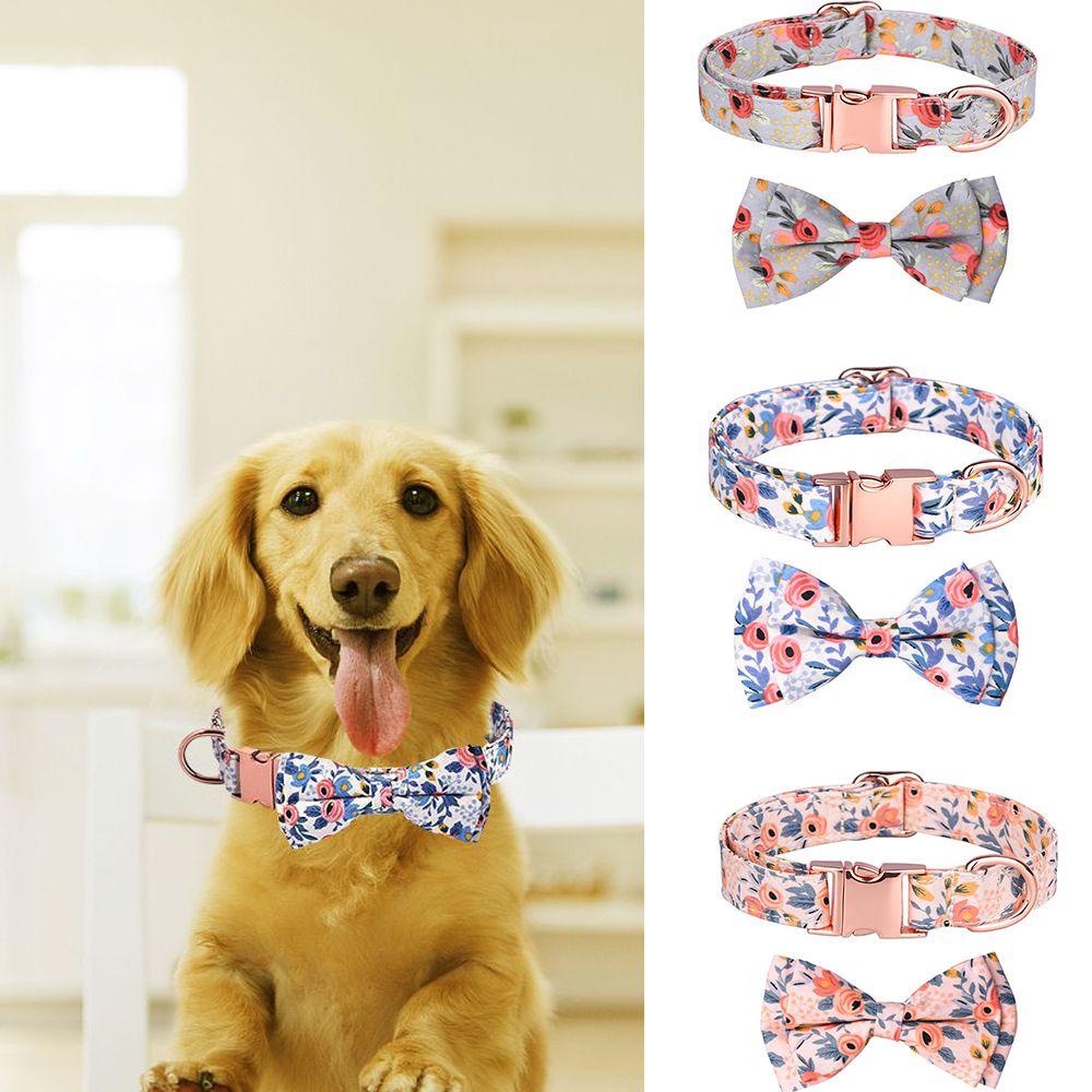 LAYOR1 Vòng Cổ Thắt Nơ Cỡ Nhỏ / Vừa / Lớn Đa Năng Dễ Thương Cho Thú Cưng