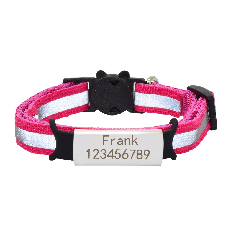 Vòng Đeo Cổ Bằng Nylon Hình Chuông Cho Mèo Cưng 27 Ngăn