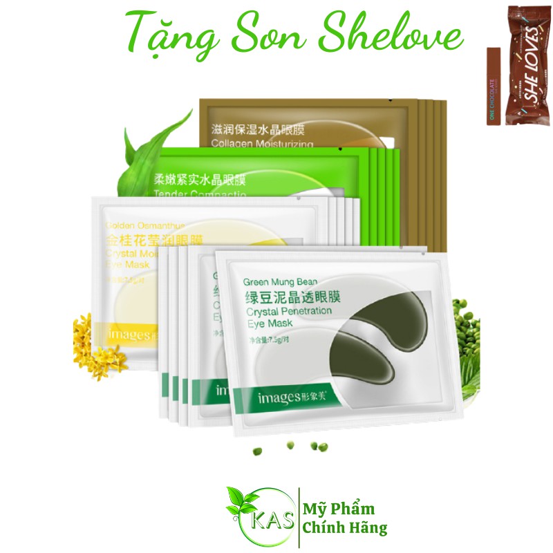 Mặt Nạ mắt Collagen Crystal Eyelid Patch Xóa Quầng Thâm Và Nếp Nhăn Bọng Mắt Hiệu Quả Nội Địa Trung