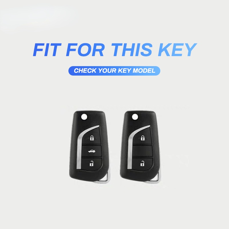 Vỏ Bọc Chìa Khóa Điều Khiển Từ Xa Bằng TPU Cho Toyota Corolla Altis Auris Aygo Yaris Camry RAV4 Verso TC IM