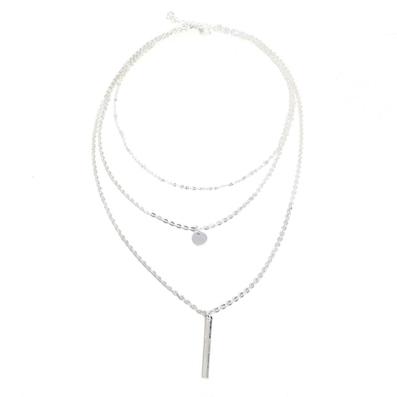 vòng cổ Kim Loại Nhiều Tầng Thời Trang Cho Nữ