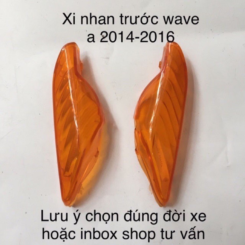  Nắp chụp xi nhan cam full 4 món bộ trước sau cho wave(2012-2016)