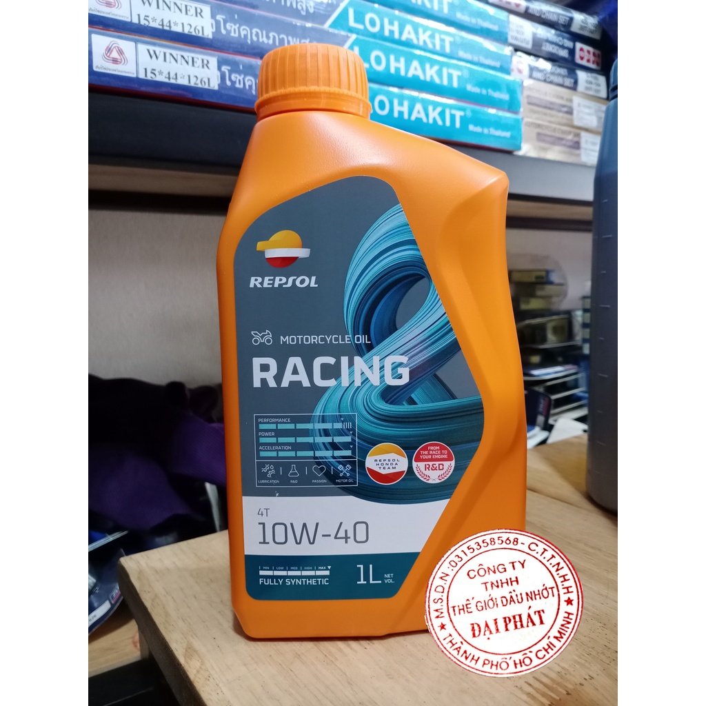 Dầu nhớt Repsol Racing 10W-40 4T