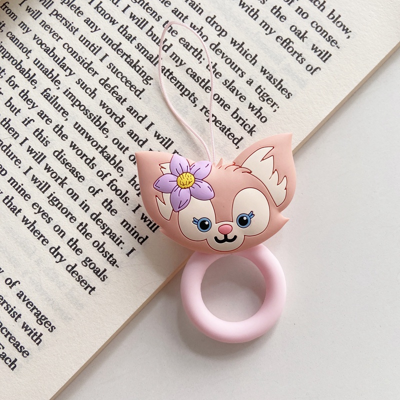 Dây Đeo Điện Thoại Bằng Silicon Mềm Họa Tiết Hoạt Hình Dễ Thương