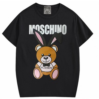 Áo Thun Cotton In Chữ Moschino Plus Size