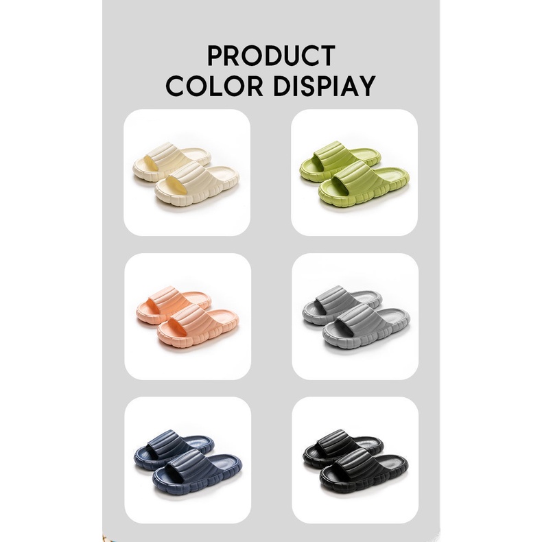 Dép Sandal Đế Mềm Chống Trượt Khử Mùi Đi Trong Nhà Dành Cho Nam Nữ