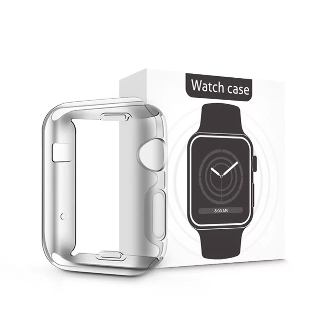 Bao Silicon Bảo Vệ Apple Watch S1,2,3 và S4 Trong Suốt