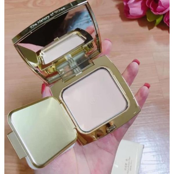 Phấn phủ dạng nén Whoo Velvet Powder Pact.- Whoo trắng hộp vuông SPF 30/PA++