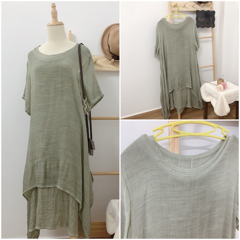 Đầm xô vin Nhật oversize thoải mái