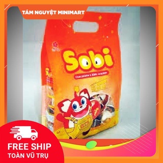 Bánh Sobi Chấm Kem Socola 320Gr