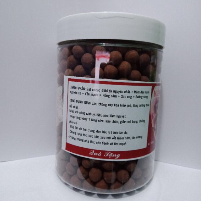 500gr Viên Mầm Đậu Nành Cacao nguyên chất | BigBuy360 - bigbuy360.vn
