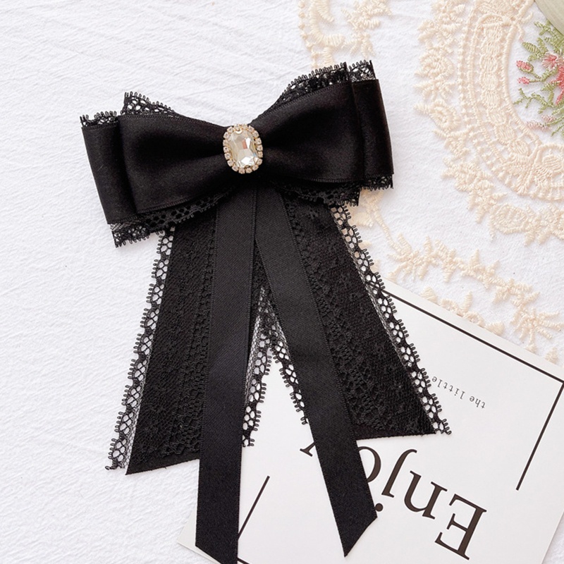 Cài Áo Hình Nơ Đính Đá Thời Trang