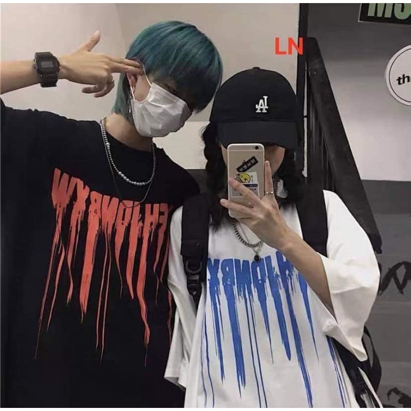 Áo phông chữ ngược chảy LN11