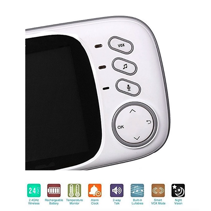 Máy báo khóc Camera Di Động Kèm Màn Hình Way VOX Night 👩🏼‍🍼👩🏼‍🍼
